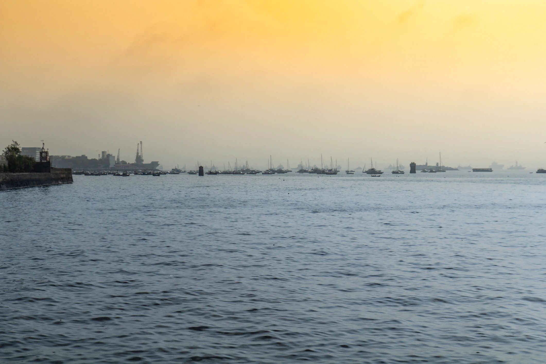 Harbor view representing international shipping and export coordination